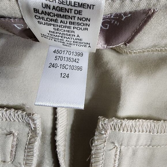 Fabulously Slimming By Chico's Women's Pants Cropped Sz 0 Small 4 Beige Trouser - Picture 10 of 11